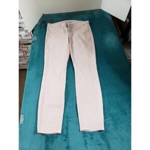 J Brand Jeans Size 31 Womens Beige Pants Ladies Stretch Mid Rise Straight